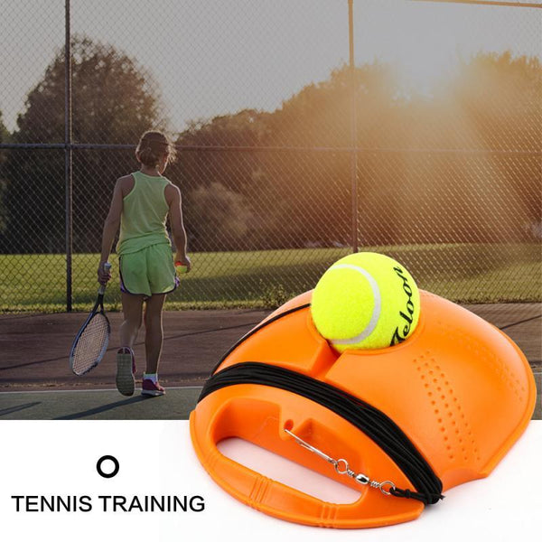 Solo Tennis Trainer With Balls Rebound Practice Training Exercise Fitness Tennis Training Devices