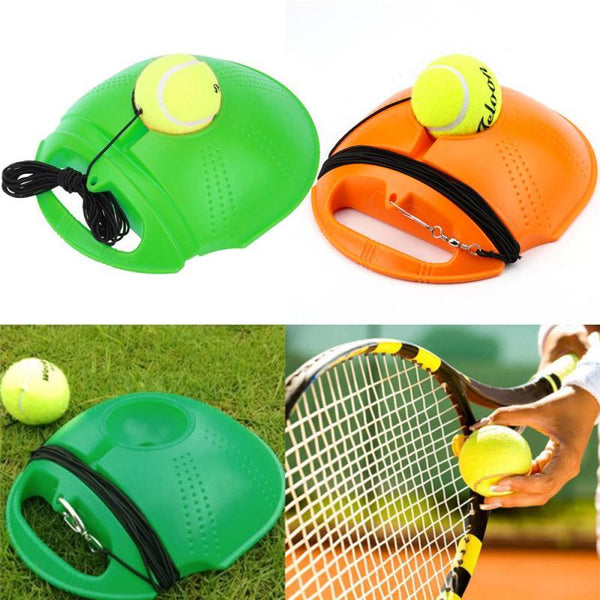 Solo Tennis Trainer With Balls Rebound Practice Training Exercise Fitness Tennis Training Devices
