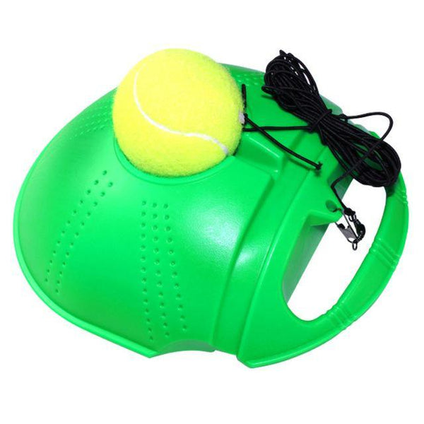Solo Tennis Trainer With Balls Rebound Practice Training Exercise Fitness Tennis Training Devices
