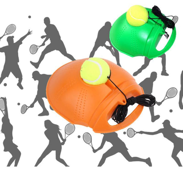 Solo Tennis Trainer With Balls Rebound Practice Training Exercise Fitness Tennis Training Devices