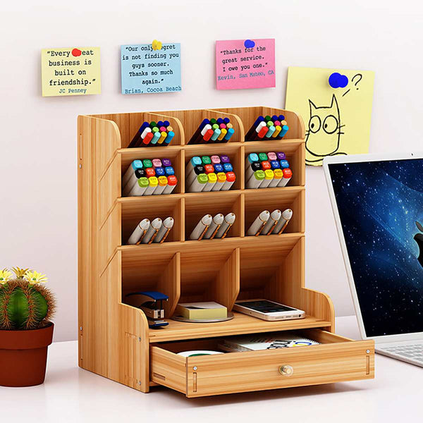 Pen Holder Desktop Stationery Organiser Office Storage Pen Holders