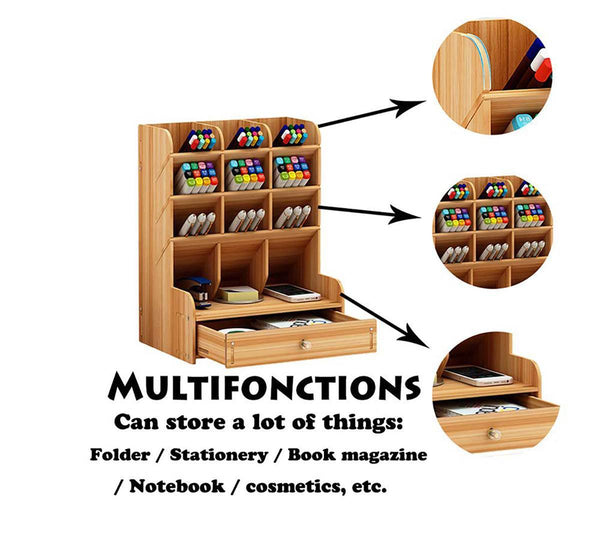 Pen Holder Desktop Stationery Organiser Office Storage Pen Holders