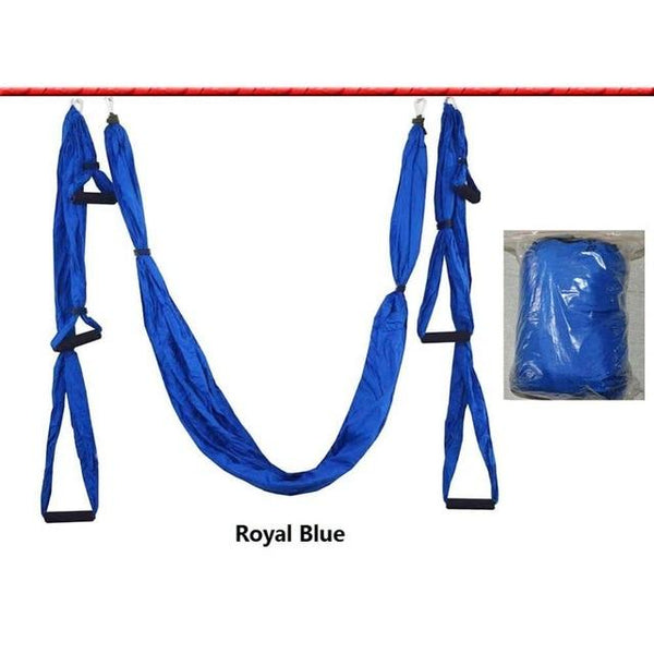 Yoga Props Anti Gravity Aerial Yoga Hammock Hanging Belt Swing Trapeze Home Gym Fitness Exercises