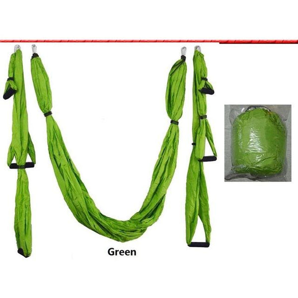 Yoga Props Anti Gravity Aerial Yoga Hammock Hanging Belt Swing Trapeze Home Gym Fitness Exercises