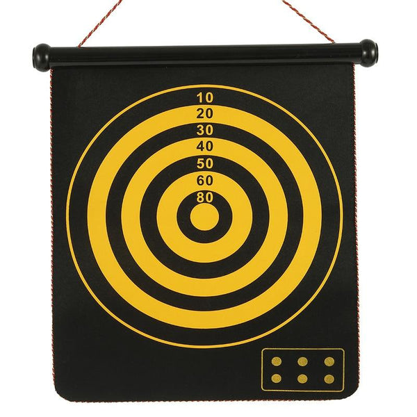 Double Sided Darts Target Set With Magnetic Flocking Dartboard Indoor Sports Family Games Boards