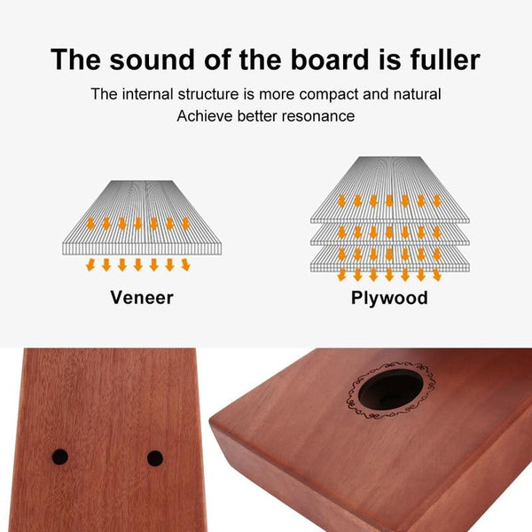 17 Keys Kalimba Thumb Piano High Quality Musical Instrument Kalimbas