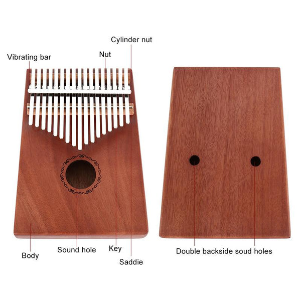 17 Keys Kalimba Thumb Piano High Quality Musical Instrument Kalimbas