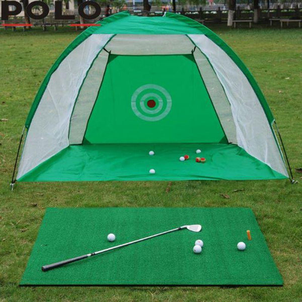Indoor Outdoor Golf Practice Net Backyard Sports Training Cage Tent