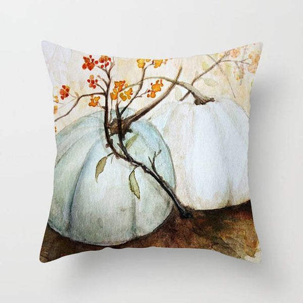 Watercolour Pumpkin Cushion Covers Cushions & Decorative Pillows