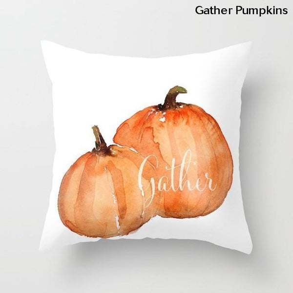 Watercolour Pumpkin Cushion Covers Cushions & Decorative Pillows