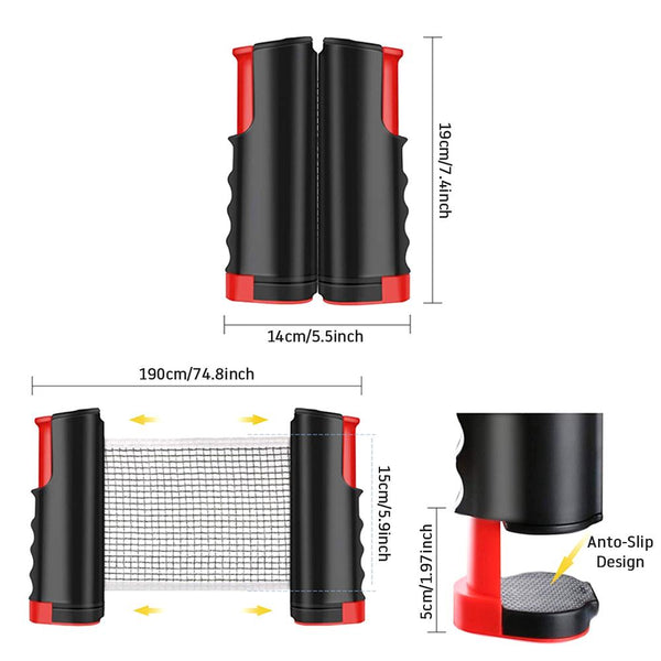 Retractable Table Tennis Net Family Games Ping Pong Equipment Other Table Tennis