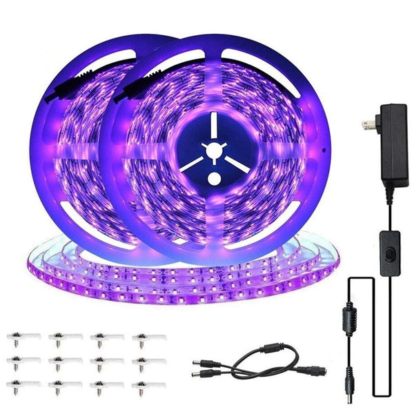 Uv 10M Tape Led Strip Lighting Indoor Backlight Lights String Lights