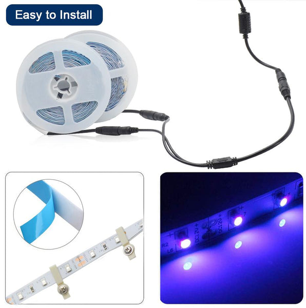 Uv 10M Tape Led Strip Lighting Indoor Backlight Lights String Lights