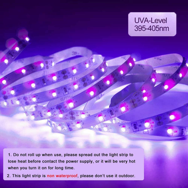 Uv 10M Tape Led Strip Lighting Indoor Backlight Lights String Lights