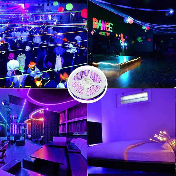 Uv 10M Tape Led Strip Lighting Indoor Backlight Lights String Lights