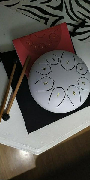 Steel Drums 6 Inch Mini 8 Tone Steel Tongue Drum Percussion Musical Instrument