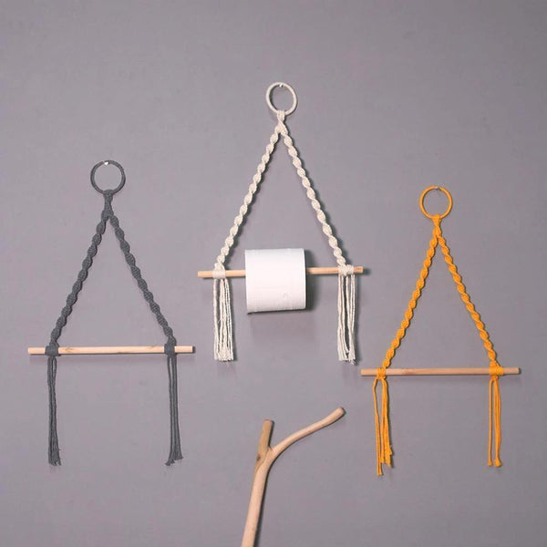 Hanging Macrame Holders Organisation Toilet Paper Holders & Storage