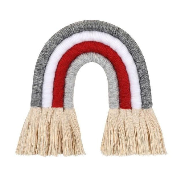 Handmade Macrame Rainbows Boho Nordic Decor Tapestries