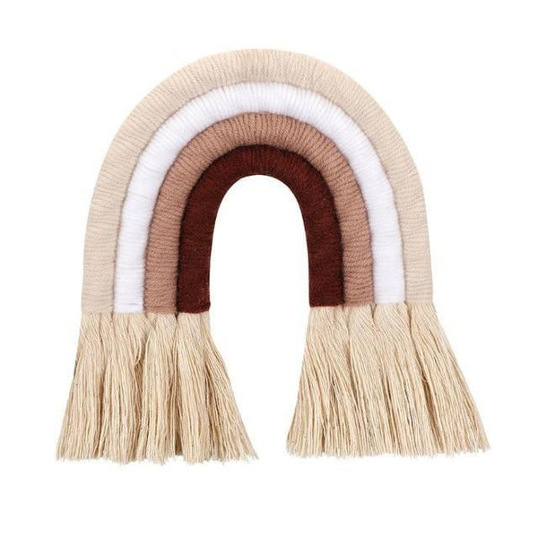 Handmade Macrame Rainbows Boho Nordic Decor Tapestries
