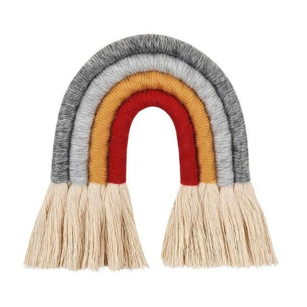 Handmade Macrame Rainbows Boho Nordic Decor Tapestries