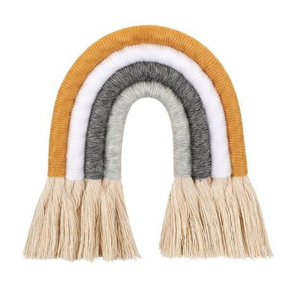 Handmade Macrame Rainbows Boho Nordic Decor Tapestries