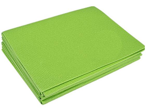 Blue / Purple Green Pink Foldable Yoga Mat Non Slip Gym Fitness Pilates Exercise Mats & Non Slip Towels