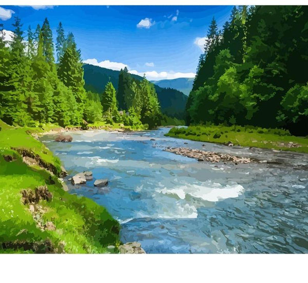 Diy Paint By Numbers Canvas Art Handpainted Dcor Craft Kit Paint By Numbers Kits