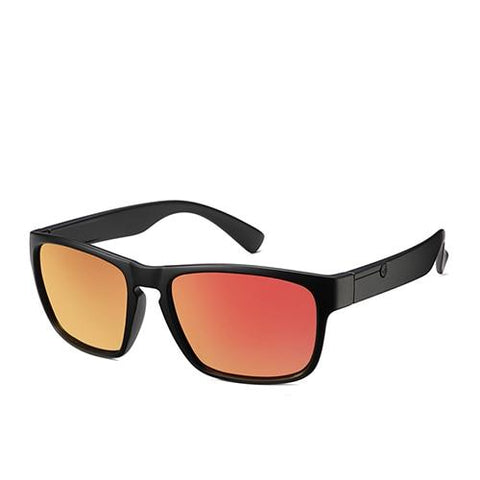 Matte Red Polarized Sunglasses For Men Eyewear Protection