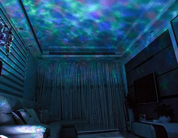 Ocean Wave Projector Led Night Light Usb Remote Control Night Lights