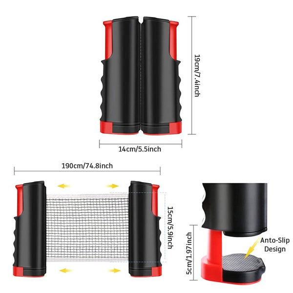 Ping Pong Set With Paddles Balls Table Tennis Net Table Tennis Sets