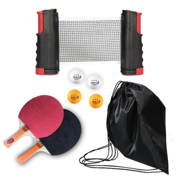 Ping Pong Set With Paddles Balls Table Tennis Net Table Tennis Sets