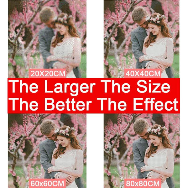 Diamond Painting Full Square Flowers Bicycle Car Decor Kit Diamond Painting Kits