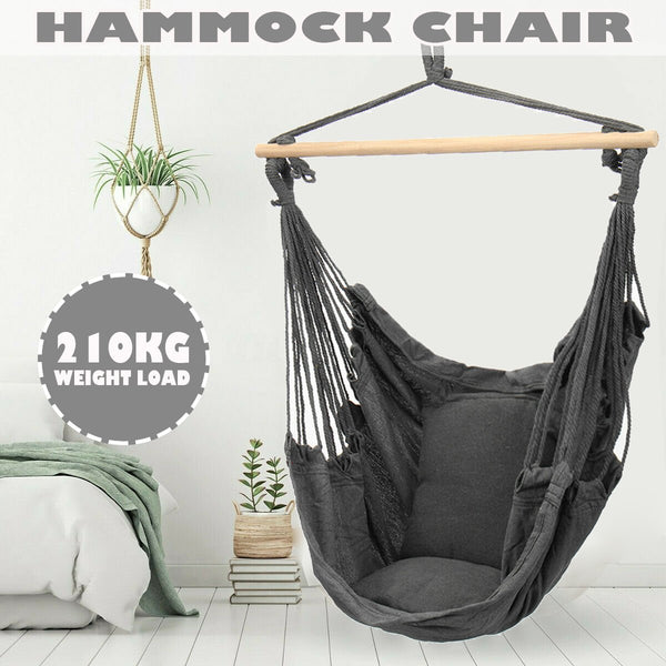Swinging Hammock Chair Outdoor Indoor Hanging Seat Home Furniture