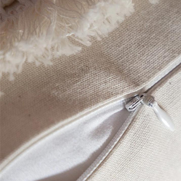 Linen Cotton Neutral Fringe Cushion Covers Decor Cushions & Decorative Pillows