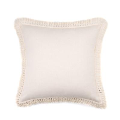 Linen Cotton Neutral Fringe Cushion Covers Decor Cushions & Decorative Pillows