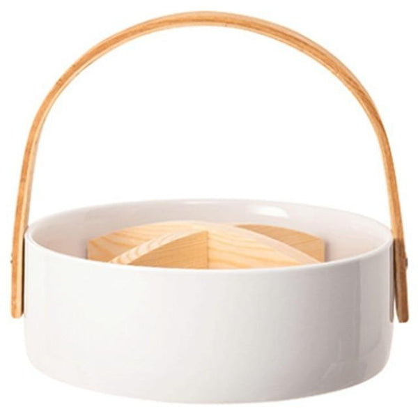 Ceramic Snack Platter Storage Bowl Fruit Basket Baskets