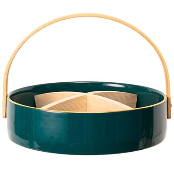 Ceramic Snack Platter Storage Bowl Fruit Basket Baskets