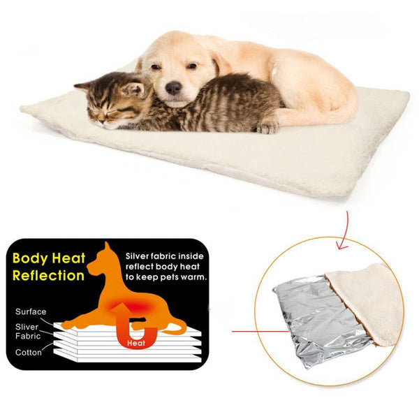 Self Heating Pet Pad For Dogs And Cats Pet Beds