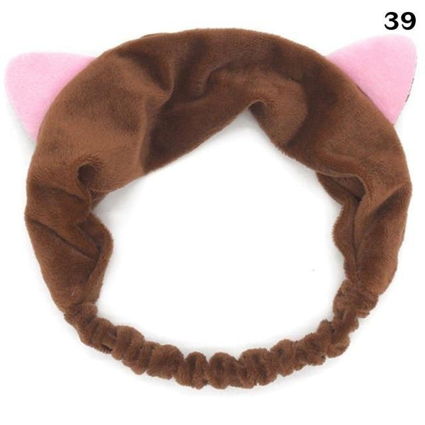 Omg Coral Fleece Soft Bow Headbands For Women Hair Accessories