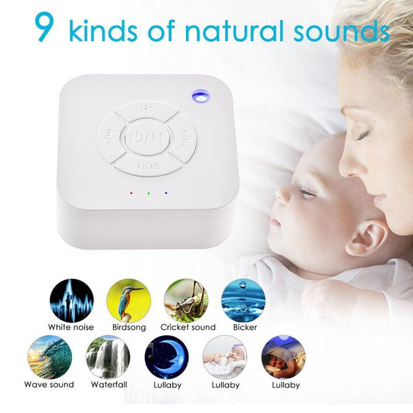 Usb Rechargeable Relaxation Sound Sleep Machine White Noise Nature Sound Therapy