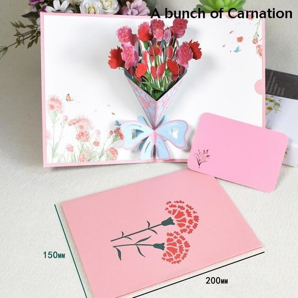 3D Pop Up Cards Romantic Love Valentines Day Wedding Anniversary Gifts Greeting Cards & Invitations