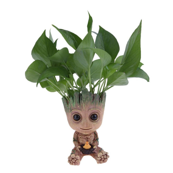 Little Groot Flowerpot Cute Tree Man Indoor Garden Baskets Pots Window Boxes