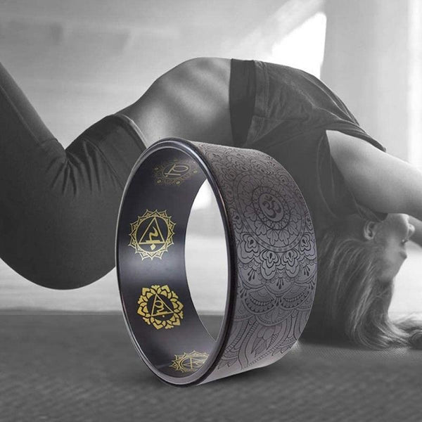 Mandala Pattern Massage Yoga Wheel Backbend Stretching Pilates Circle