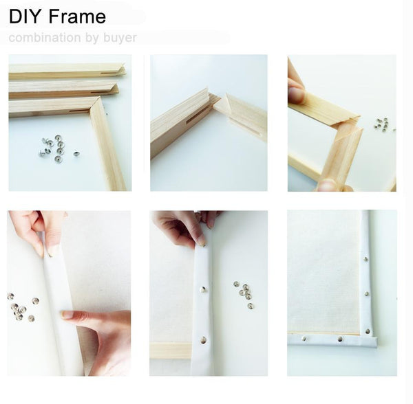 Diy Paint By Numbers Canvas Art Handpainted Dcor Craft Kit Paint By Numbers Kits