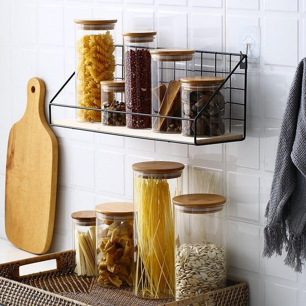 Eco Friendly Bamboo Containers Kitchen Storage