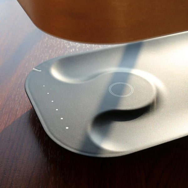 Modern Led Bedside Table Lamp With Wireless Phone Charger Bluetooth Lamps