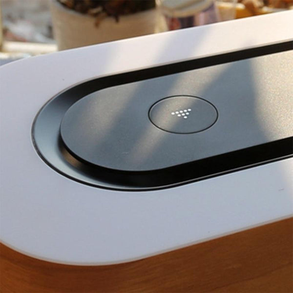 Modern Led Bedside Table Lamp With Wireless Phone Charger Bluetooth Lamps