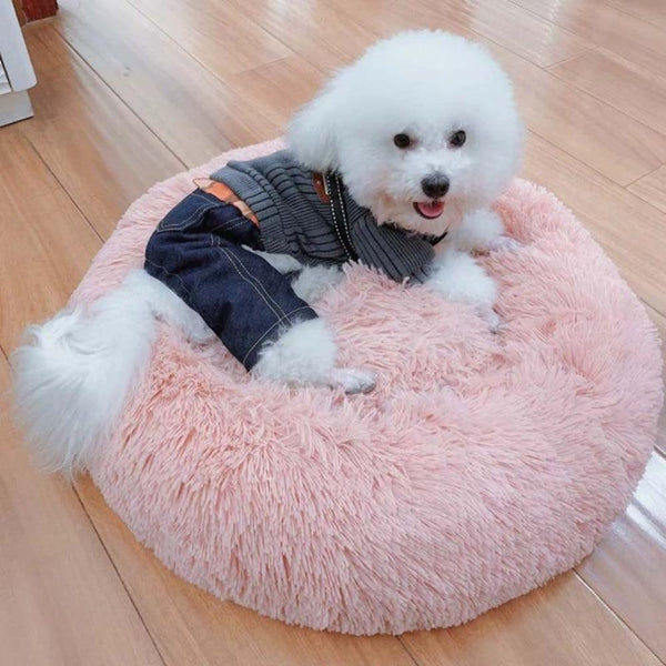 Warm Soft Plush Pet Bed For Dogs Or Cats