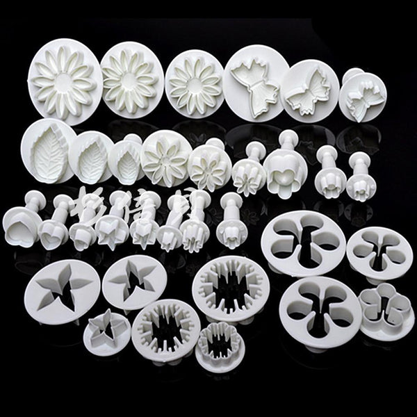 33 / Pcs Fondant Cake Mold Sugarcraft Cookie Cutters Decorating Tools Muffin Pans & Baking Moulds