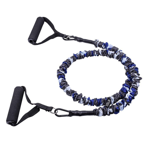 Latex Resistance Bands With Sleeves Crossfit Training Pull Ropes Fitness Resistance Trainers